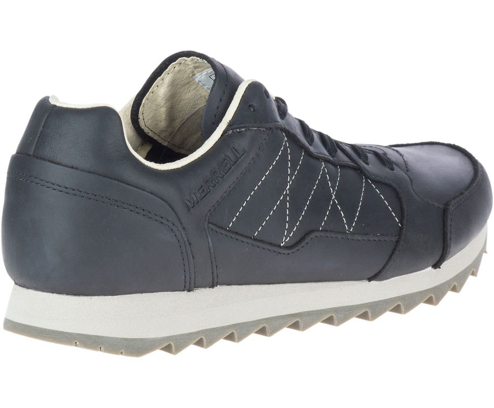 Merrell Sneakers Black - Alpine Leather - Mens 94AZPXHYG
